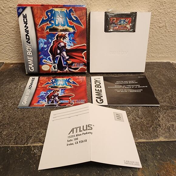Game - Shining Soul II (CIB+) - GBA - Atlus - Sega - Picture 3 of 12
